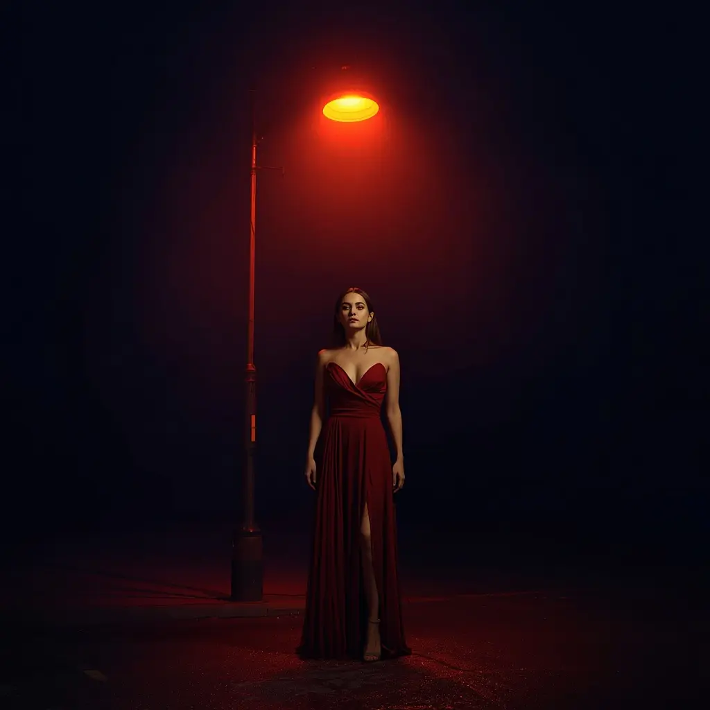 Crimson Cinema DP — aesthetic DP for Instagram full HD profile picture