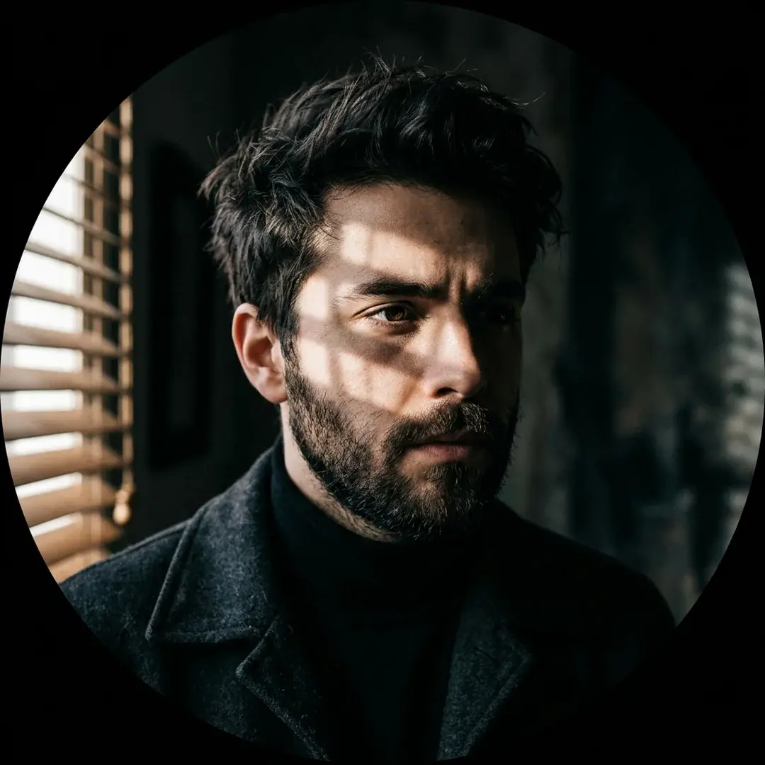 Dark Moody Shadow Silhouette — aesthetic DP for Instagram full HD profile picture