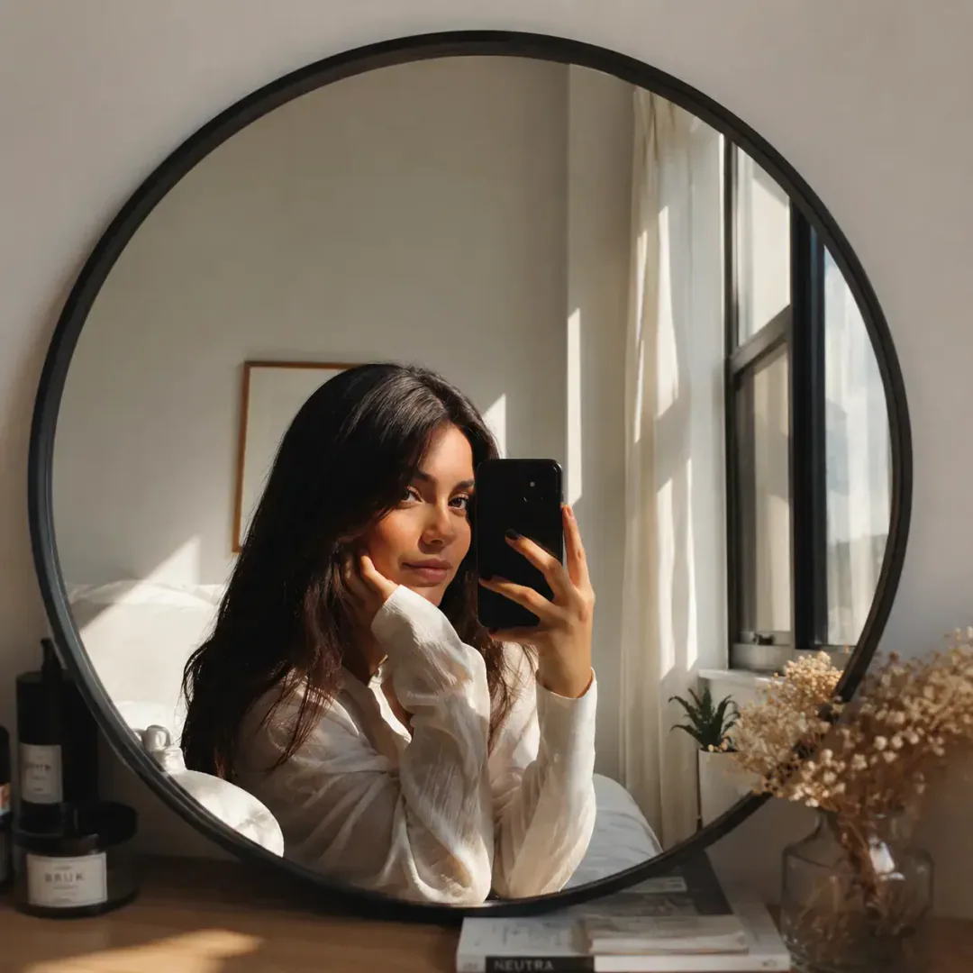 Mirror Mood DP — aesthetic DP for Instagram full HD profile picture