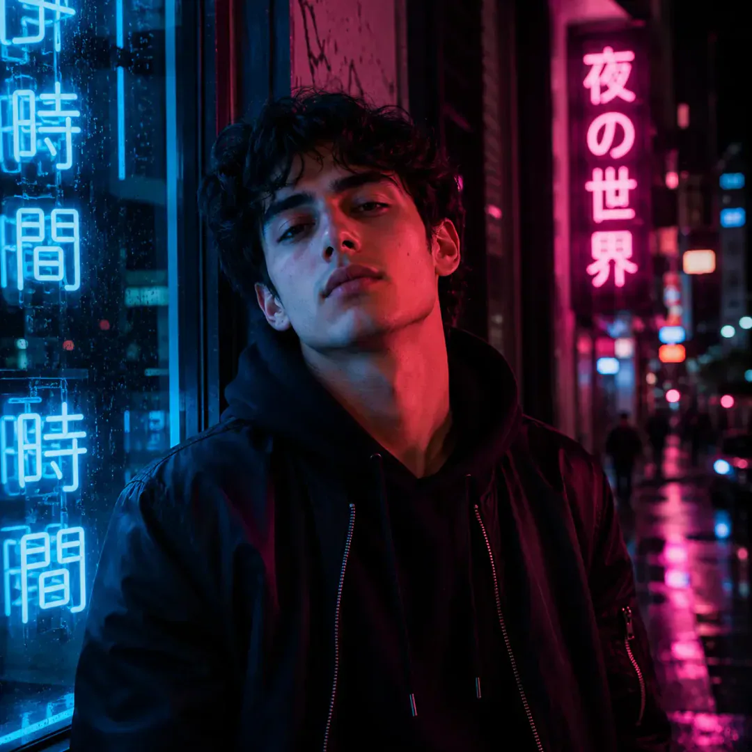 Neon City DP — aesthetic DP for Instagram full HD profile picture