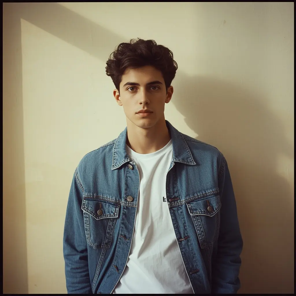 Retro Denim DP — aesthetic DP for Instagram full HD profile picture