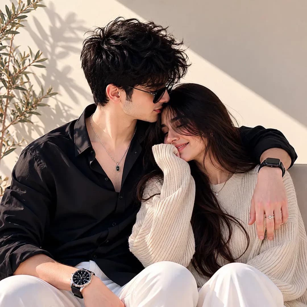 Classic Love  — HD couple DP for Instagram romantic matching profile picture