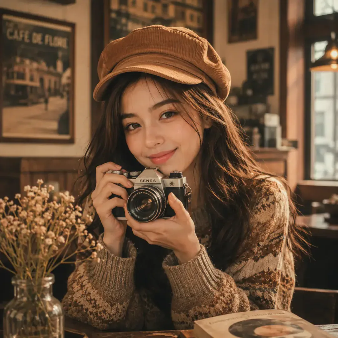 Instagram Cute DP — Retro Charm DP sweet profile picture