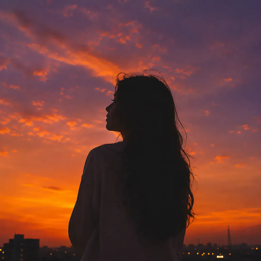Instagram Cute DP — Sunset Silhouette DP sweet profile picture