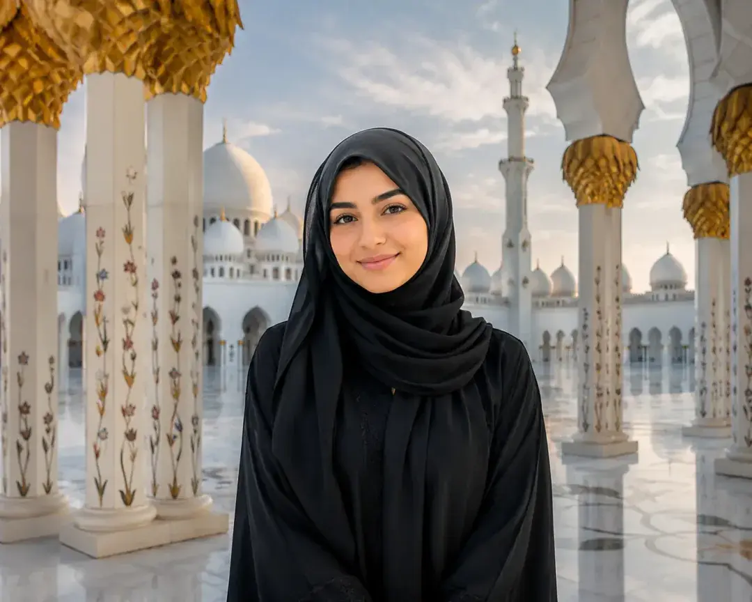 Mosque Islamic Heritage Hijab DP — Instagram Hijab DP aesthetic modest profile picture