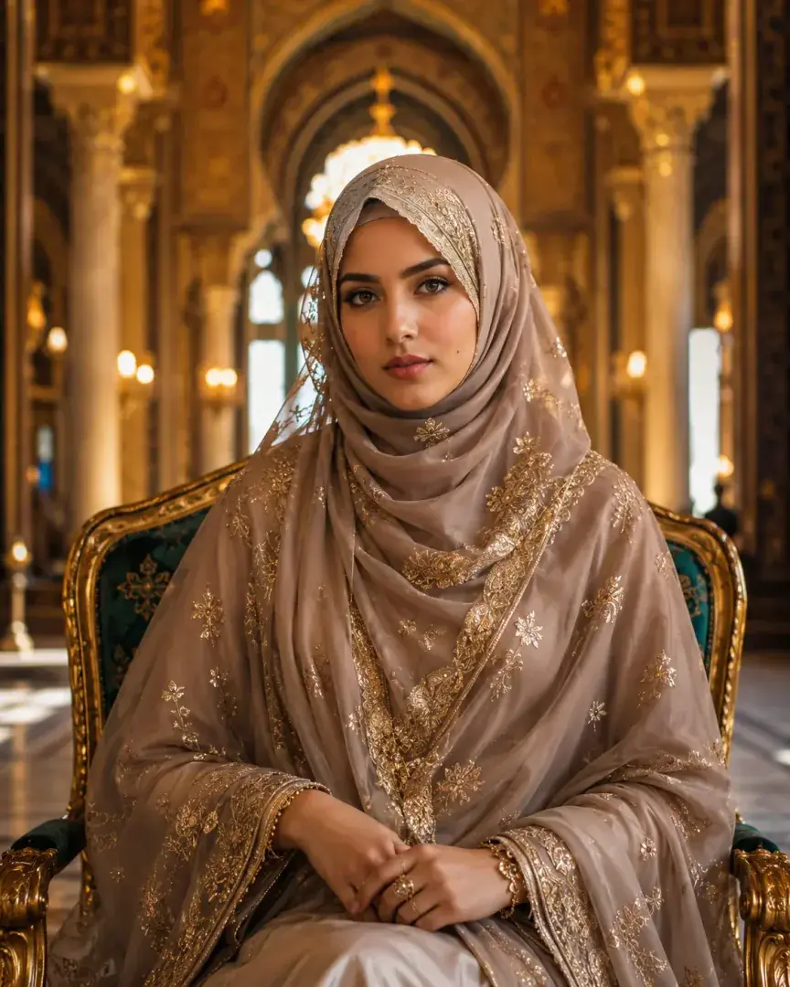 Royal Palace Islamic Hijab DP — Instagram Hijab DP aesthetic modest profile picture