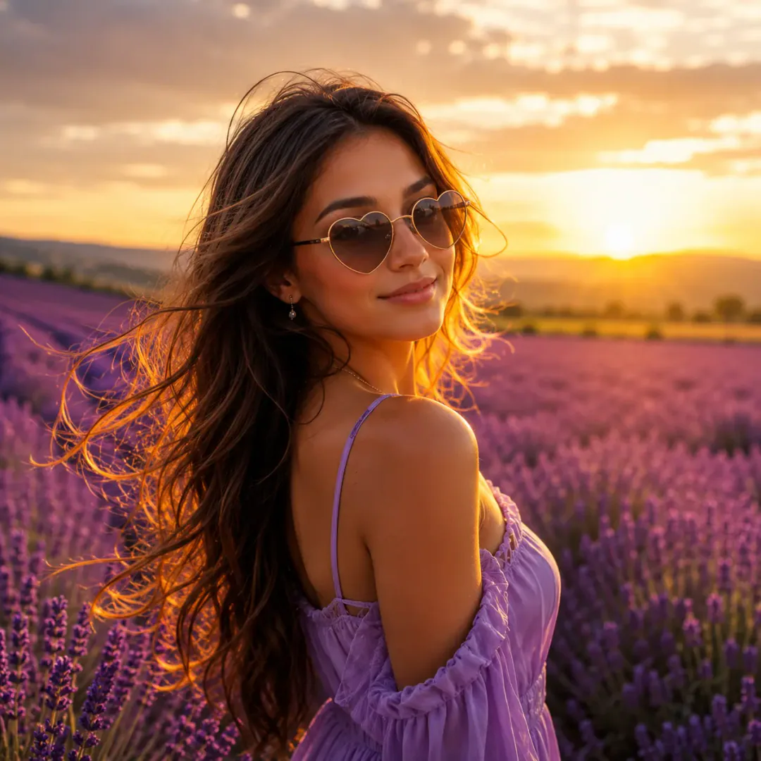 Lavender Love DP — HD couple DP for Instagram romantic matching profile picture
