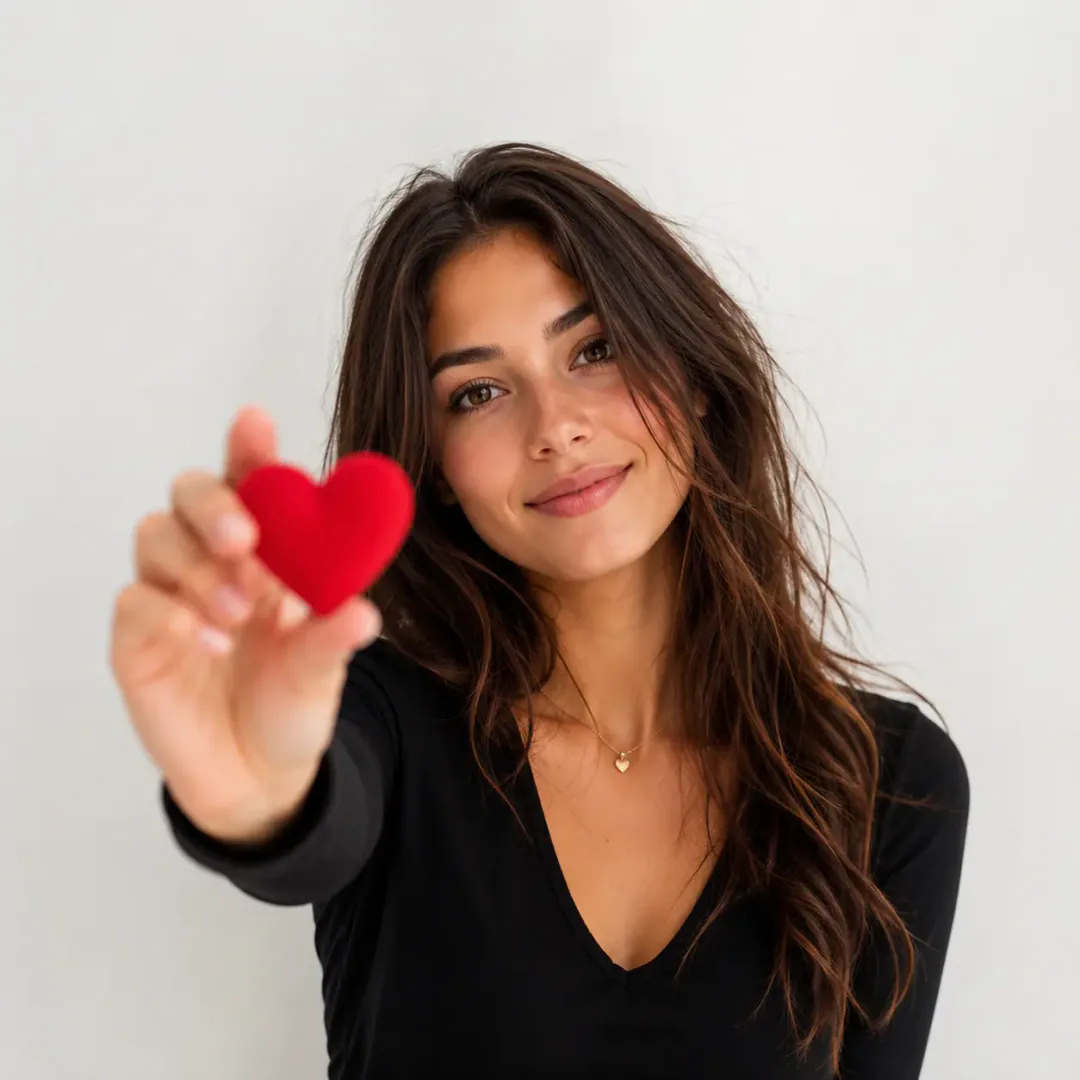 Minimal Heart DP — HD couple DP for Instagram romantic matching profile picture