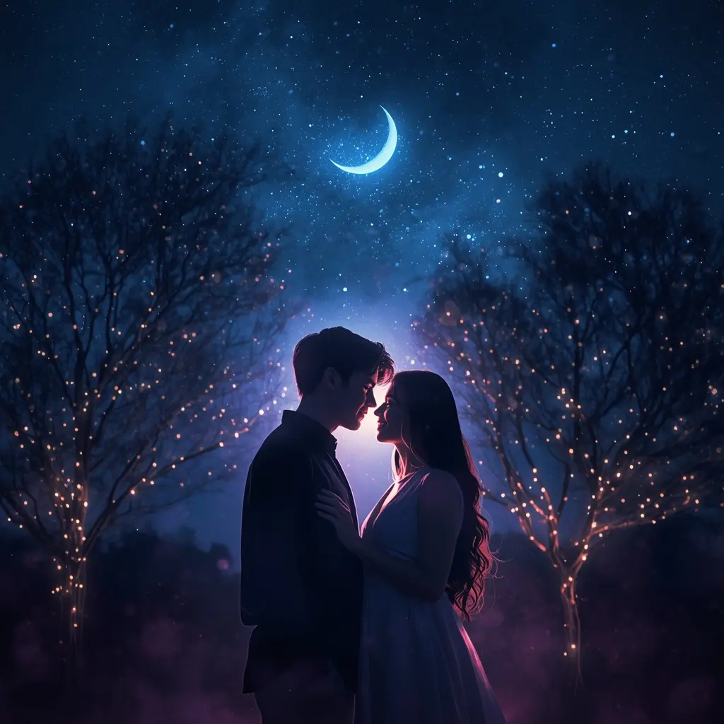 Starlit Love DP — HD couple DP for Instagram romantic matching profile picture