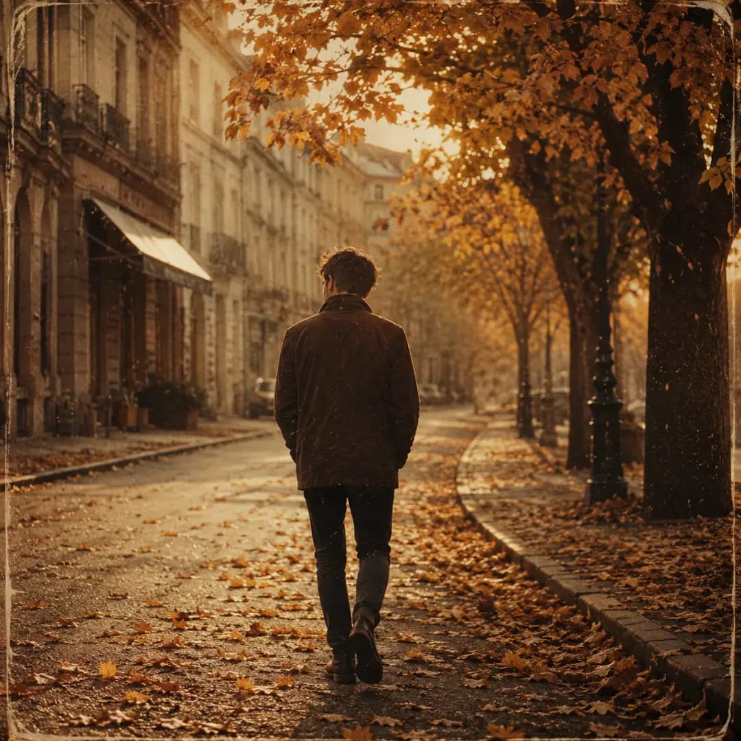 Sad DP for Instagram — Autumn Memory DP moody profile picture