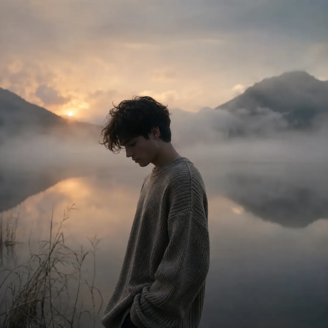 Sad DP for Instagram — Misty Morning DP moody profile picture