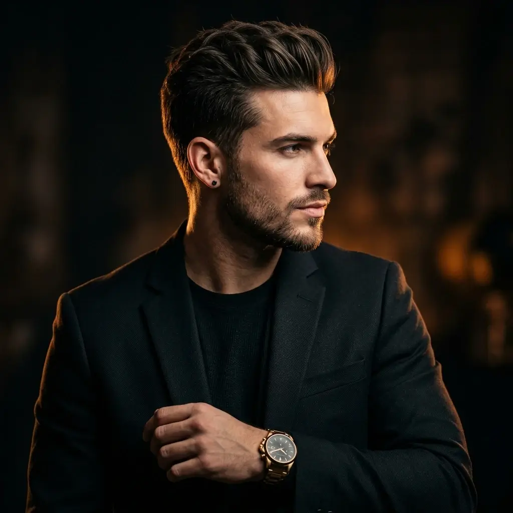 Attitude King Black Blazer DP Instagram DP for boys — Attitude King Black Blazer DP HD profile picture