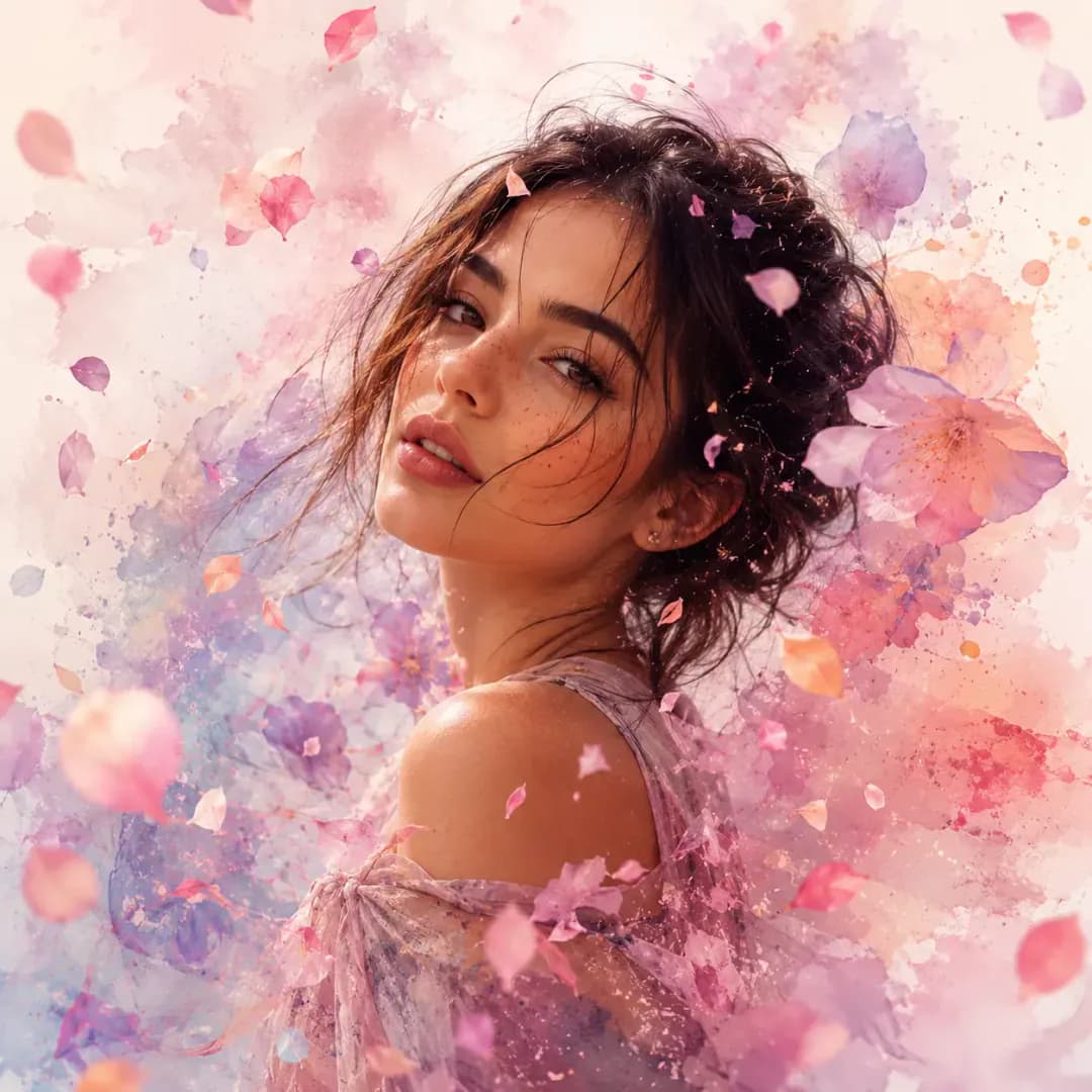 Floral Art DP Floral Art DP — trending girls DP for Instagram HD profile picture