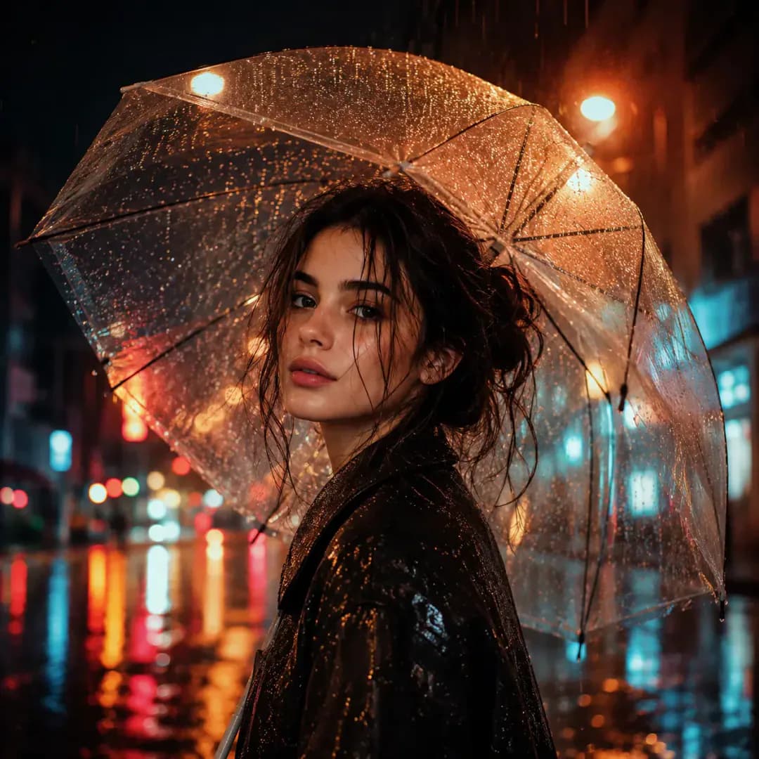 Rainy Night DP Rainy Night DP — trending girls DP for Instagram HD profile picture