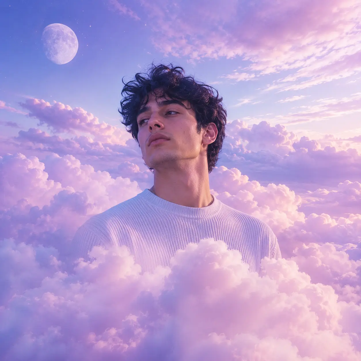 Dream Cloud DP — dreamy aesthetic dp for instagram with pastel clouds
