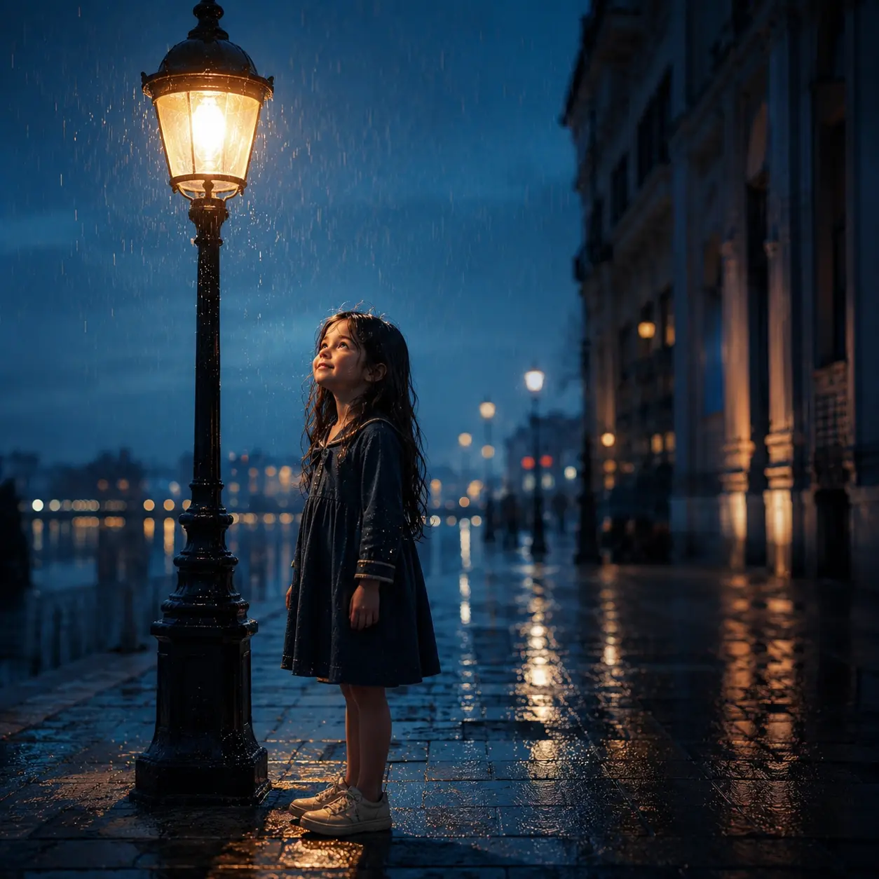 Rainy Mood DP — Rainy cinematic Instagram cute DP portrait