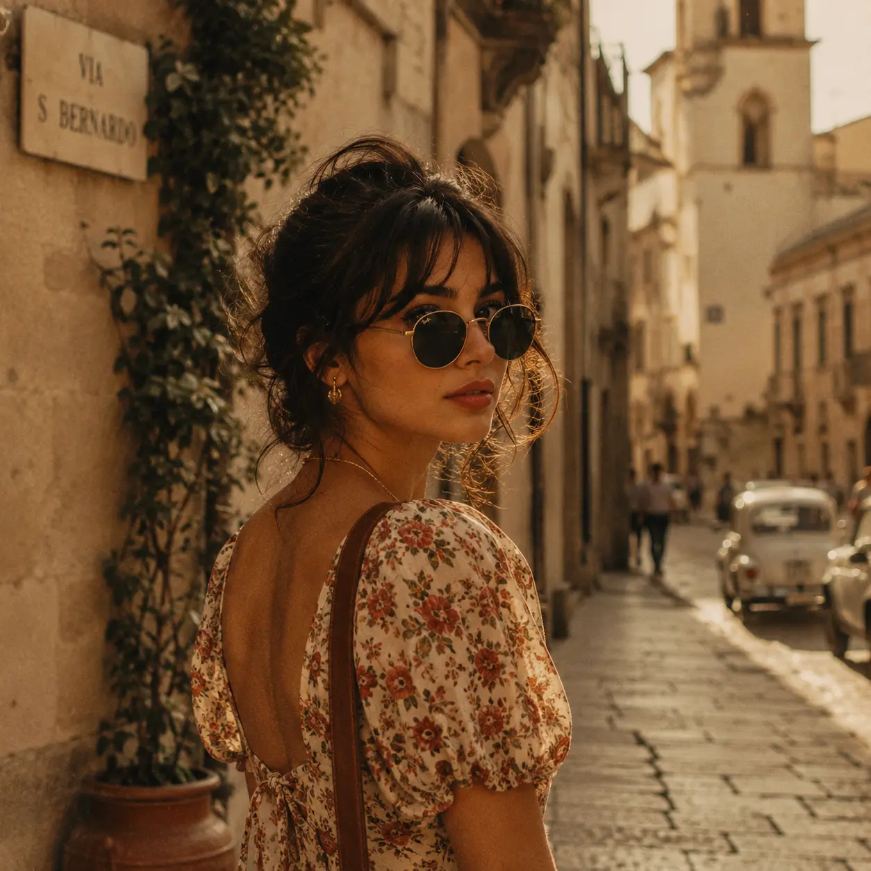 Vintage Charm DP — Best Instagram DP for girls with vintage style portrait and retro vibes